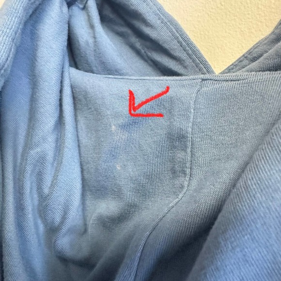 Coach New York Cotton Hoodie Blue Varsity Cursive C Size Large **See Description - Picture 10 of 13